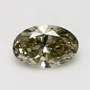 1 Carat Oval Fancy Yellow VS1 Natural Diamond