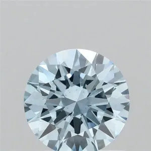 1 Carat Round Fancy Vivid Blue VS2 Lab Diamond