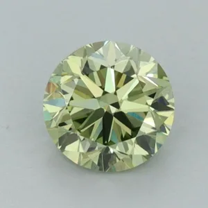 1 Carat Round Fancy Vivid Green VS1 Lab Diamond
