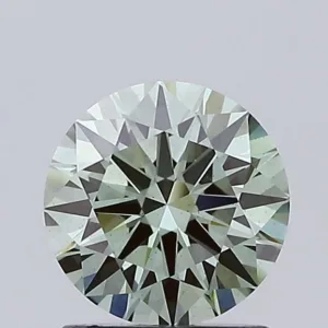 1.01 Carat Round Fancy Intense Green VS2 Lab Diamond