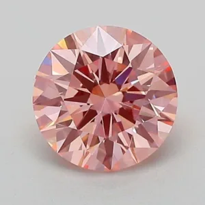 1.01 Carat Round Fancy Vivid Pink VVS2 Lab Diamond