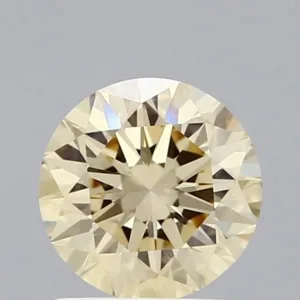 1.01 Carat Round Fancy Yellow VS1 Lab Diamond