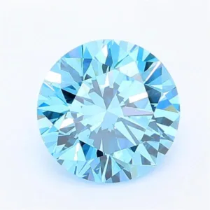 1.02 Carat Round Fancy Vivid Blue VVS2 Lab Diamond