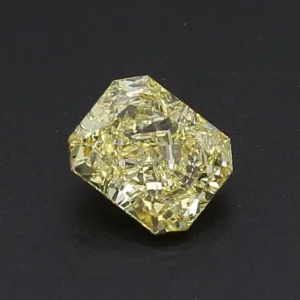 1.04 Carat Radiant Fancy Intense Yellow I1 Natural Diamond