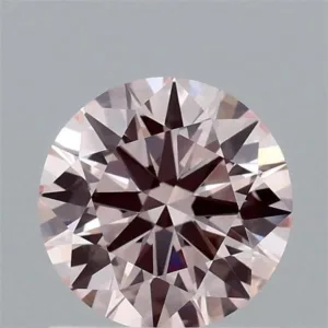 1.04 Carat Round Fancy Pink VVS2 Lab Diamond