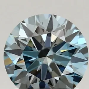 1.05 Carat Round Fancy Vivid Blue VS1 Lab Diamond