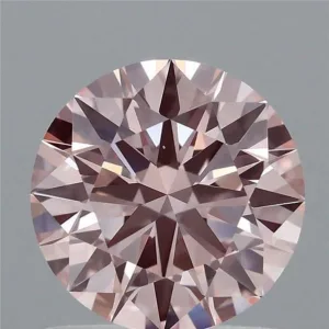 1.06 Carat Round Fancy Pink VVS2 Lab Diamond