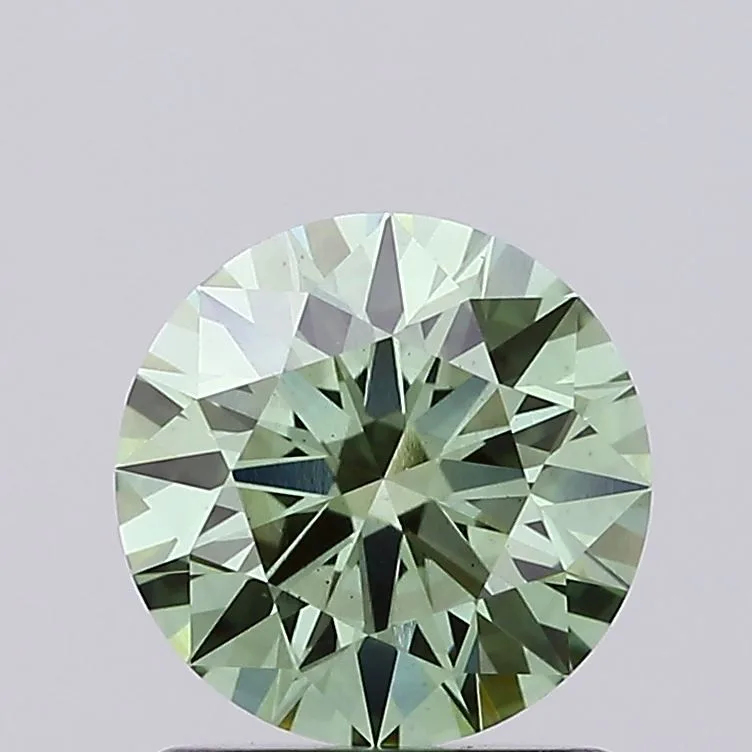 1.09 Carat Round Fancy Vivid Green VS2 Lab Diamond 1 1.09 Carat Round Fancy Vivid Green VS2 Lab Diamond