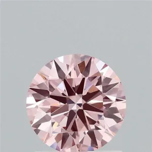 1.11 Carat Round Fancy Intense Pink VVS2 Lab Diamond