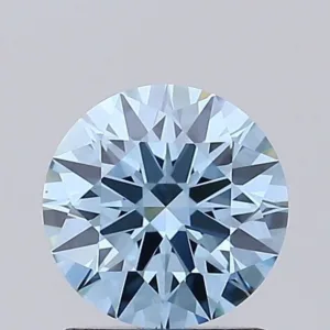 1.11 Carat Round Fancy Vivid Blue VS1 Lab Diamond