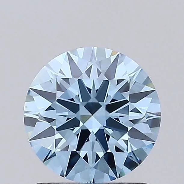 1.11 Carat Round Fancy Vivid Blue VS1 Lab Diamond 1 1.11 Carat Round Fancy Vivid Blue VS1 Lab Diamond