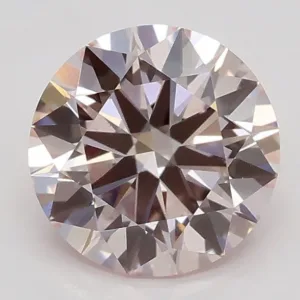 1.12 Carat Round Fancy Pink VS2 Lab Diamond