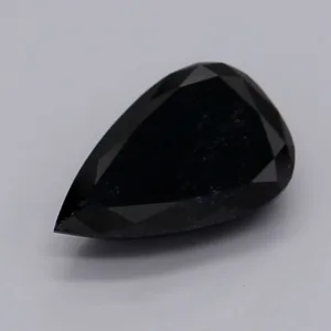1.14 Carat Pear Fancy Black VVS2 Natural Diamond