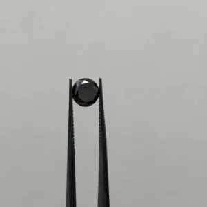 1.14 Carat Round Fancy Black VVS2 Natural Diamond