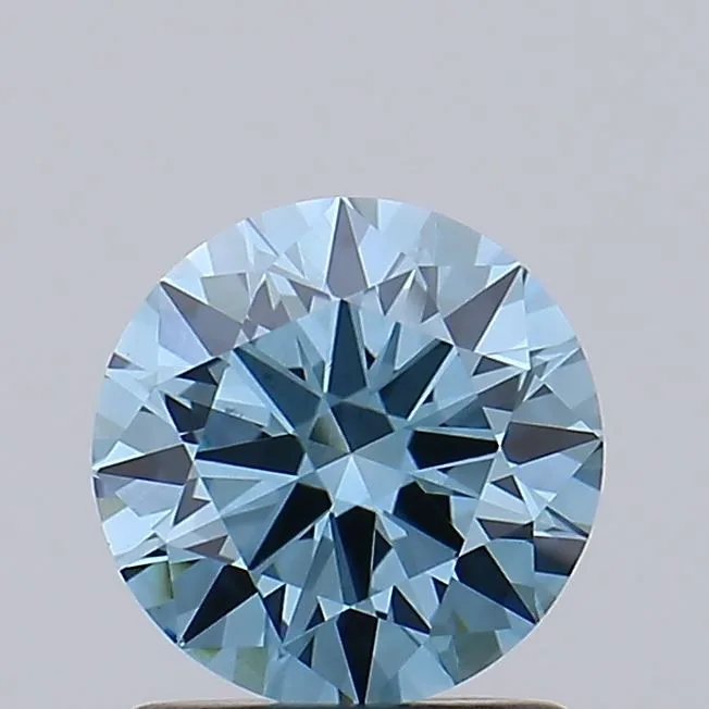 1.14 Carat Round Fancy Vivid Blue VVS2 Lab Diamond 1 1.14 Carat Round Fancy Vivid Blue VVS2 Lab Diamond