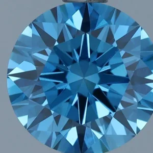 1.18 Carat Round Fancy Deep Blue VS1 Lab Diamond