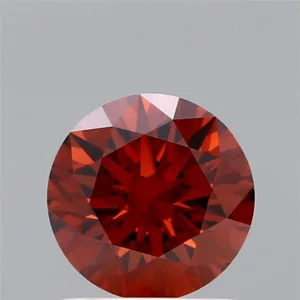 1.2 Carat Round Fancy Orange VS1 Lab Diamond