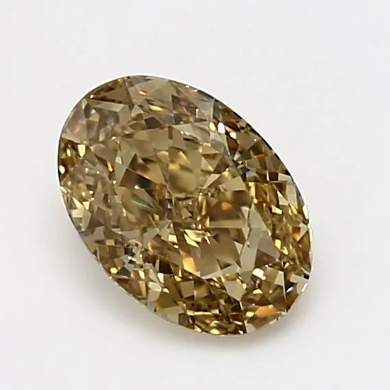 1.23 Carat Oval Fancy Yellow VS2 Natural Diamond 1 1.23 Carat Oval Fancy Yellow VS2 Natural Diamond