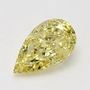 1.3 Carat Pear Yellow VS1 Natural Diamond