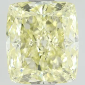 1.32 Carat Cushion Brilliant Fancy Light Yellow VVS2 Natural Diamond