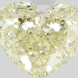 1.5 Carat Heart Fancy Yellow VS1 Natural Diamond