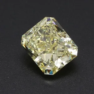 1.5 Carat Radiant Fancy Light Yellow SI1 Natural Diamond
