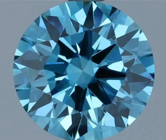 1.5 Carat Round Fancy Vivid Blue VS1 Lab Diamond 1 1.5 Carat Round Fancy Vivid Blue VS1 Lab Diamond