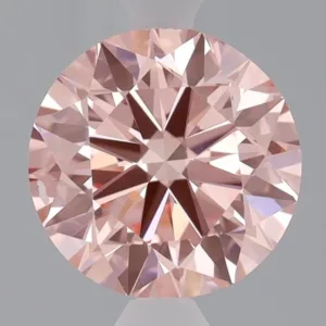 1.5 Carat Round Fancy Vivid Pink VVS2 Lab Diamond