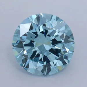 1.51 Carat Round Fancy Intense Blue SI1 Lab Diamond