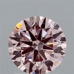1.51 Carat Round Fancy Intense Pink VS1 Lab Diamond