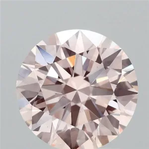 1.51 Carat Round Fancy Pink VS1 Lab Diamond