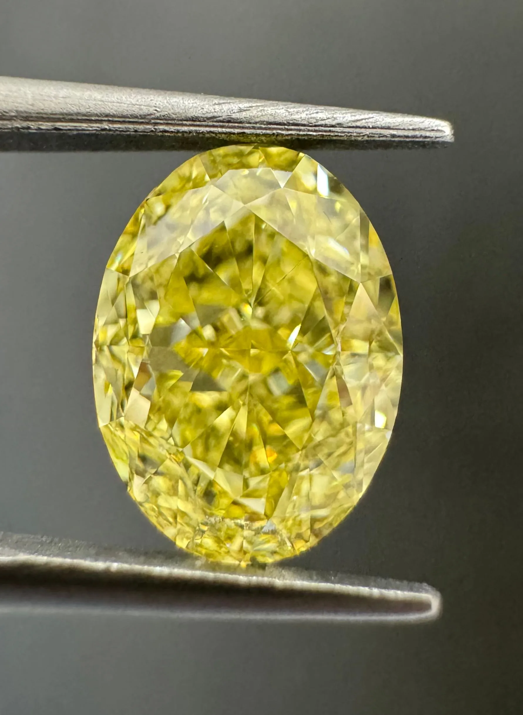 1.52 Carat Oval Fancy Intense Yellow VVS1 Natural Diamond 1 1.52 Carat Oval Fancy Intense Yellow VVS1 Natural Diamond