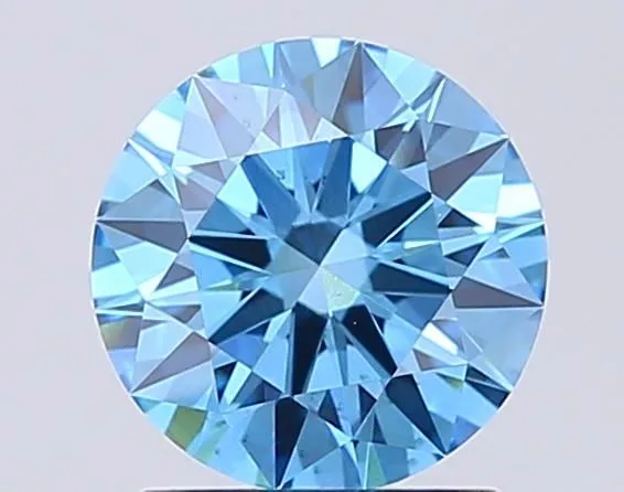1.52 Carat Round Fancy Vivid Blue VS2 Lab Diamond 1 1.52 Carat Round Fancy Vivid Blue VS2 Lab Diamond