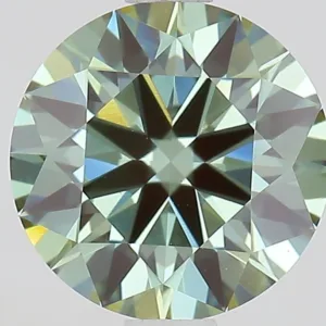 1.53 Carat Round Fancy Vivid Green VS1 Lab Diamond