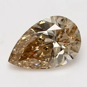 1.54 Carat Pear Fancy Yellow SI1 Natural Diamond
