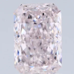 1.55 Carat Radiant Fancy Light Pink IF Natural Diamond