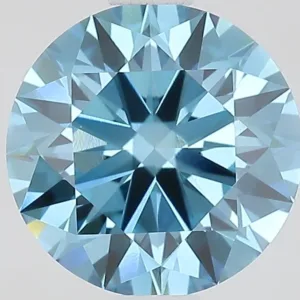 1.55 Carat Round Fancy Vivid Blue VS1 Lab Diamond