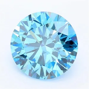 1.56 Carat Round Fancy Vivid Blue VS2 Lab Diamond