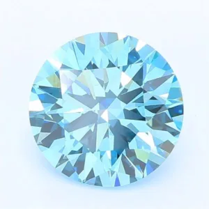 1.56 Carat Round Fancy Vivid Blue VS2 Lab Diamond