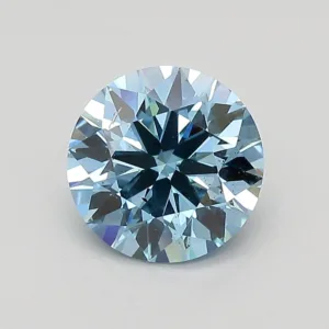 1.57 Carat Round Faint Blue SI2 Lab Diamond