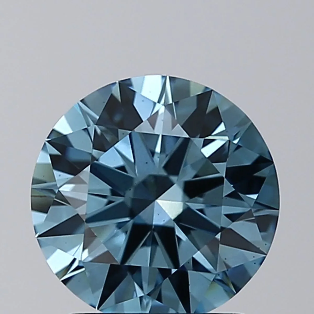 1.57 Carat Round Fancy Vivid Blue VS2 Lab Diamond 1 1.57 Carat Round Fancy Vivid Blue VS2 Lab Diamond