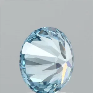 1.58 Carat Round Fancy Vivid Blue VVS2 Lab Diamond