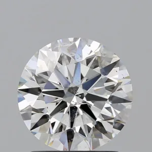 1.63 Carat Round H SI2 Natural Diamond