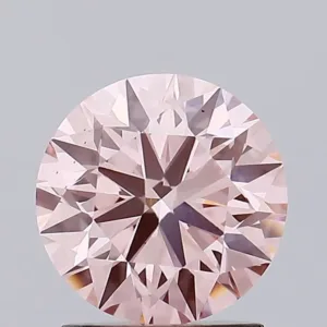 1.64 Carat Round Fancy Pink VVS2 Lab Diamond