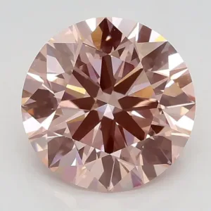 1.65 Carat Round Fancy Intense Pink VS1 Lab Diamond
