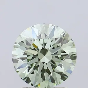 1.67 Carat Round Fancy Intense Green VS1 Lab Diamond