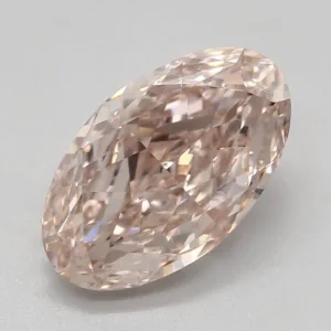 1.69 Carat Oval Fancy Brown Pink IF Natural Diamond
