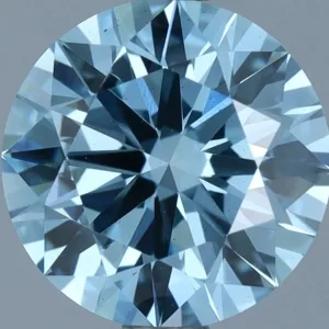 1.69 Carat Round Fancy Blue VS1 Lab Diamond