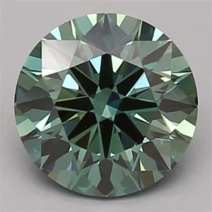 1.72 Carat Round Fancy Vivid Green VS1 Lab Diamond