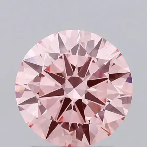 1.73 Carat Round Fancy Pink VS1 Lab Diamond